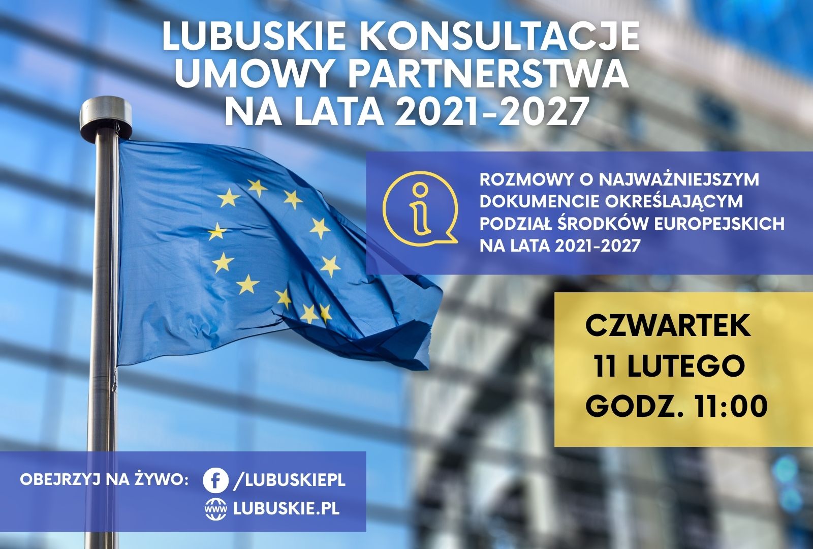 Lubuskie konsultacje Umowy Partnerstwa na lata 2021-2027