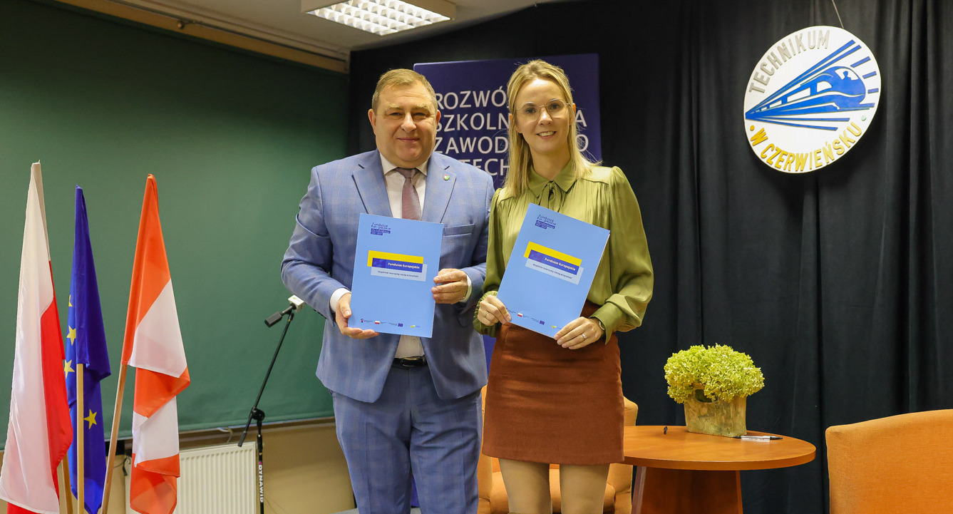 Nauka w Czerwieńsku wskoczy na lepsze tory! Podpisano umowę na rozwój szkolnictwa zawodowego