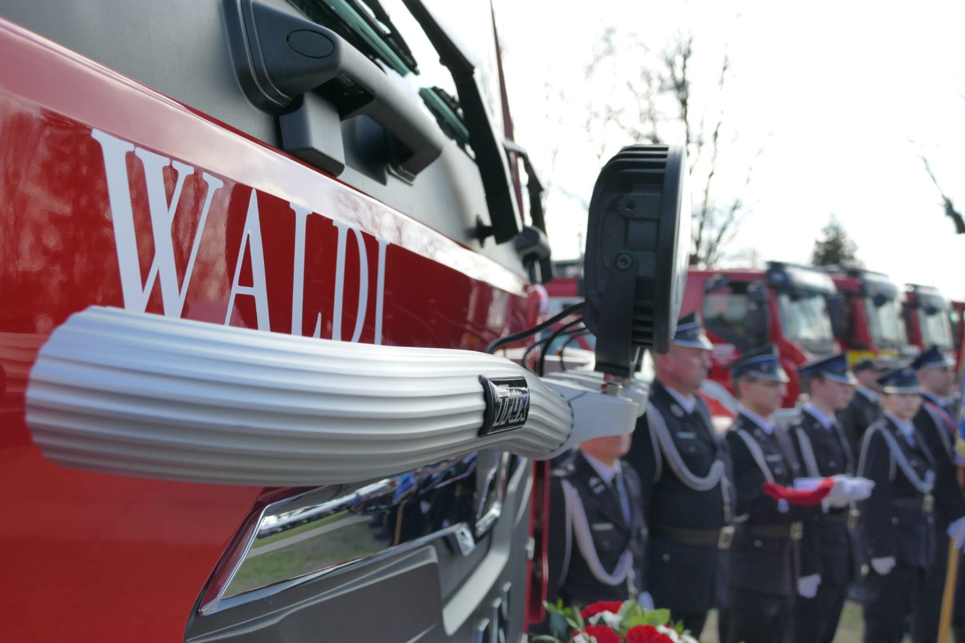 Nowy wóz strażacki dla OSP Łysiny-Wygnańczyce