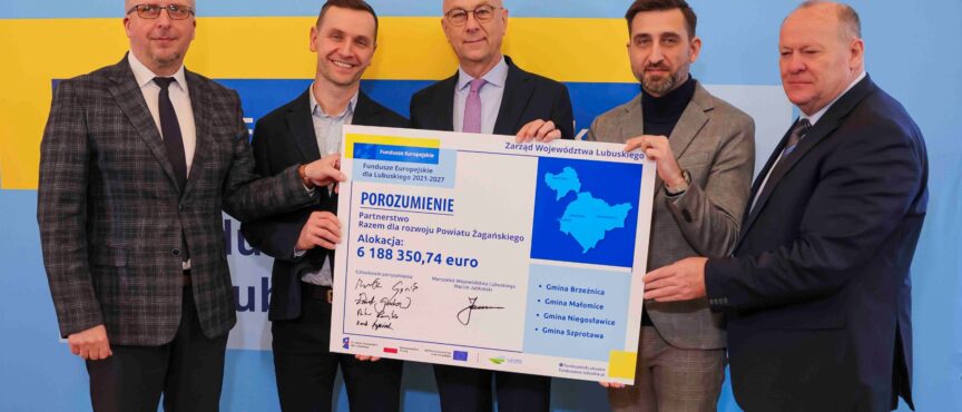 Szprotawa, Brzeźnica, Małomice i Niegosławice wspólnie sięgają po unijne wsparcie