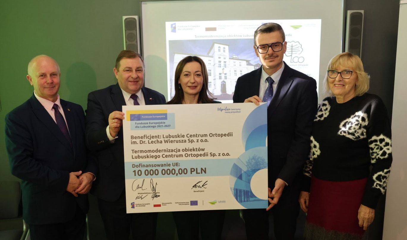  Ciepło i oszczędnie w Lubuskim Centrum Ortopedii w Świebodzinie. Jest umowa na termomodernizację