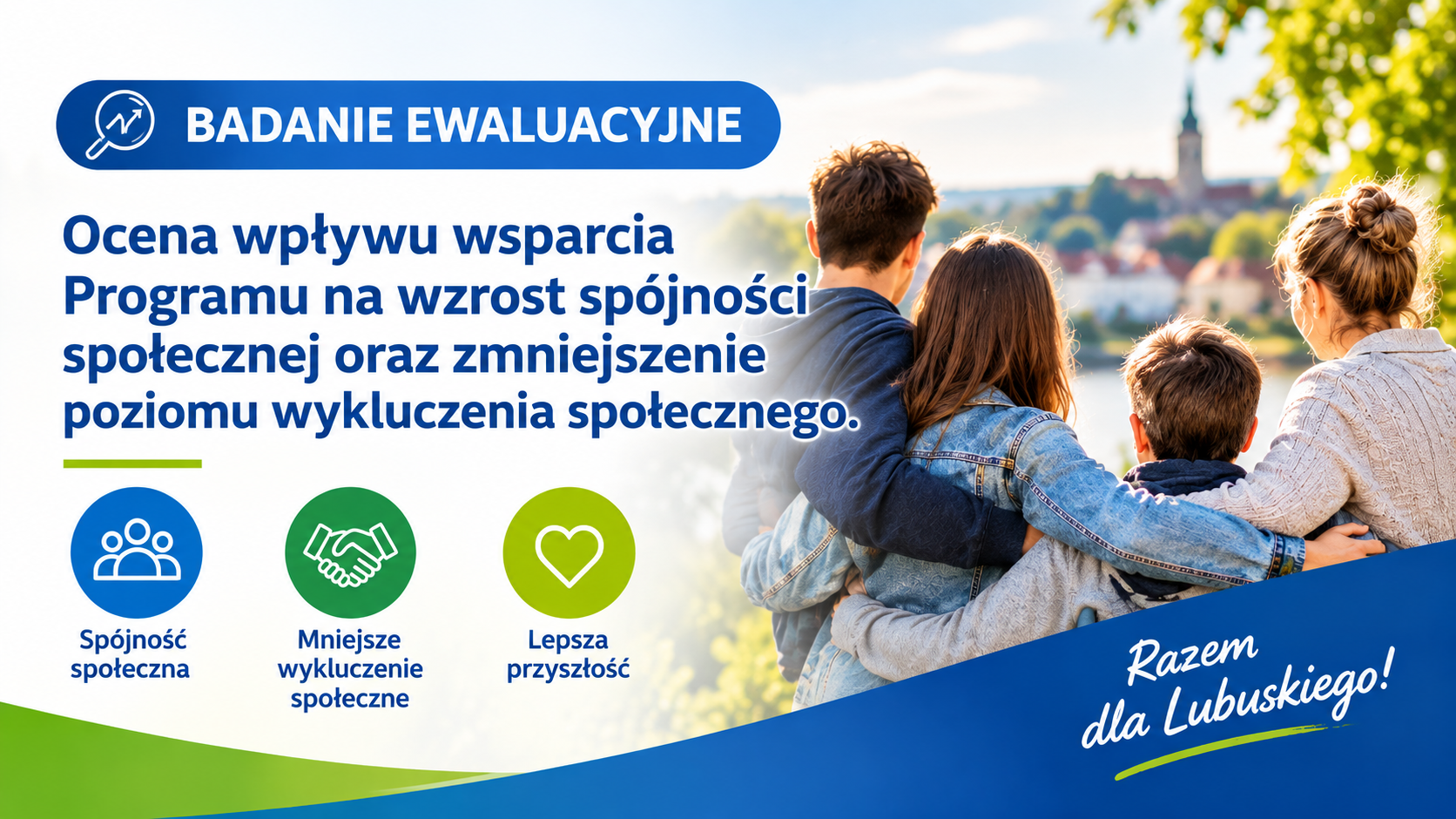 Badanie ewaluacyjne pn. „Ocena wpływu wsparcia Programu na wzrost spójności społecznej oraz zmniejszenie poziomu wykluczenia społecznego.”